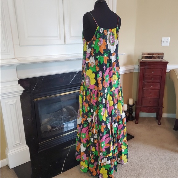 Dodo Bar Or Annabelle Print floral maxi dress S/M - Picture 3 of 9